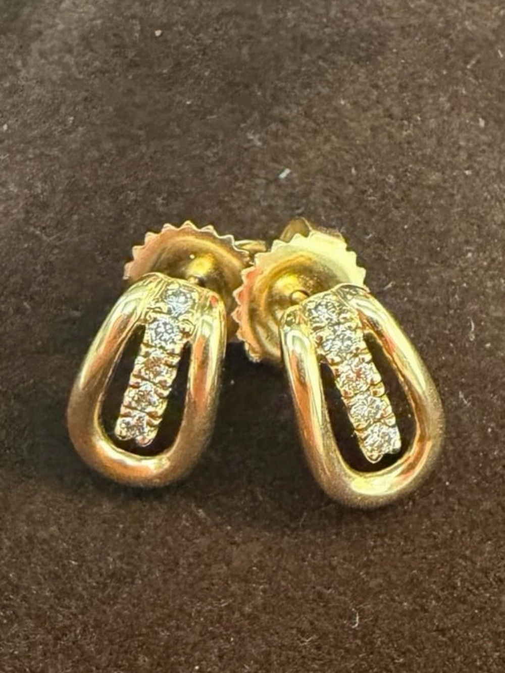 Le Vian 14K Yellow Gold & Natural Diamond G/VS 1/5ctw Earrings NWT